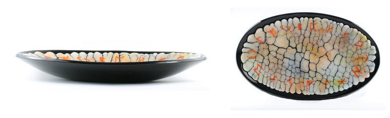 Le chuchotement de la terre fragile. 16.5 cm x 27 cm x 3 cm. CAD 275. Available at Renc'Art, Quebec City