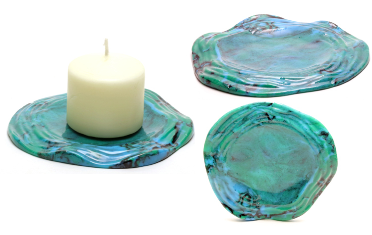 Model P2. 12 cm diam. X 8 mm. CAD 60. Available at Christine Mercier atelier-boutique (Quebec City)