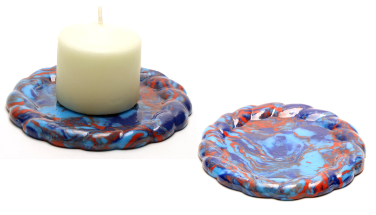 Model P6. 11 cm diam. X 1 cm. CAD 60. Available at Christine Mercier atelier-boutique (Quebec City)