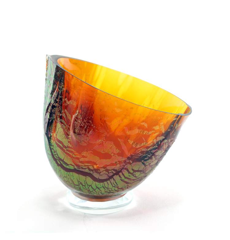 Écorce de lumière. 7.5 cm x 7.5 cm x 10 cm. CAD 125